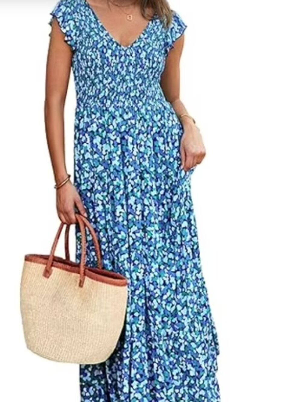 PRETTYGARDEN Women's Summer Flowy Maxi Dress